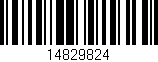 Código de barras (EAN, GTIN, SKU, ISBN): '14829824'
