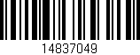 Código de barras (EAN, GTIN, SKU, ISBN): '14837049'