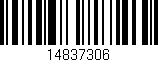 Código de barras (EAN, GTIN, SKU, ISBN): '14837306'
