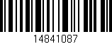 Código de barras (EAN, GTIN, SKU, ISBN): '14841087'