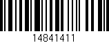 Código de barras (EAN, GTIN, SKU, ISBN): '14841411'