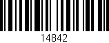 Código de barras (EAN, GTIN, SKU, ISBN): '14842'