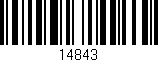 Código de barras (EAN, GTIN, SKU, ISBN): '14843'