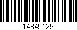 Código de barras (EAN, GTIN, SKU, ISBN): '14845129'