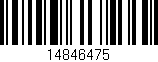 Código de barras (EAN, GTIN, SKU, ISBN): '14846475'