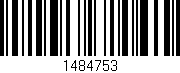 Código de barras (EAN, GTIN, SKU, ISBN): '1484753'
