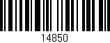 Código de barras (EAN, GTIN, SKU, ISBN): '14850'