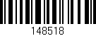 Código de barras (EAN, GTIN, SKU, ISBN): '148518'