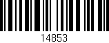 Código de barras (EAN, GTIN, SKU, ISBN): '14853'