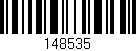 Código de barras (EAN, GTIN, SKU, ISBN): '148535'