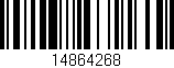 Código de barras (EAN, GTIN, SKU, ISBN): '14864268'
