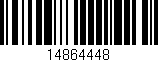 Código de barras (EAN, GTIN, SKU, ISBN): '14864448'