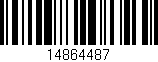 Código de barras (EAN, GTIN, SKU, ISBN): '14864487'