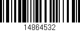 Código de barras (EAN, GTIN, SKU, ISBN): '14864532'