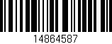 Código de barras (EAN, GTIN, SKU, ISBN): '14864587'