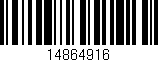 Código de barras (EAN, GTIN, SKU, ISBN): '14864916'
