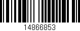 Código de barras (EAN, GTIN, SKU, ISBN): '14866853'