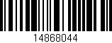 Código de barras (EAN, GTIN, SKU, ISBN): '14868044'