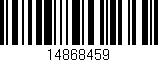 Código de barras (EAN, GTIN, SKU, ISBN): '14868459'