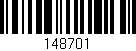 Código de barras (EAN, GTIN, SKU, ISBN): '148701'