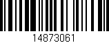 Código de barras (EAN, GTIN, SKU, ISBN): '14873061'