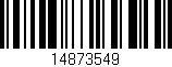 Código de barras (EAN, GTIN, SKU, ISBN): '14873549'