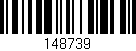 Código de barras (EAN, GTIN, SKU, ISBN): '148739'