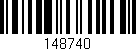 Código de barras (EAN, GTIN, SKU, ISBN): '148740'