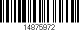 Código de barras (EAN, GTIN, SKU, ISBN): '14875972'