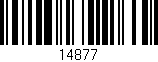 Código de barras (EAN, GTIN, SKU, ISBN): '14877'