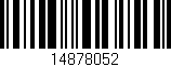 Código de barras (EAN, GTIN, SKU, ISBN): '14878052'