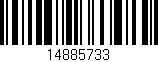 Código de barras (EAN, GTIN, SKU, ISBN): '14885733'