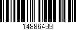 Código de barras (EAN, GTIN, SKU, ISBN): '14886499'