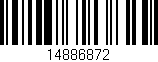 Código de barras (EAN, GTIN, SKU, ISBN): '14886872'