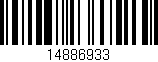 Código de barras (EAN, GTIN, SKU, ISBN): '14886933'