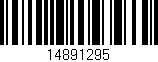 Código de barras (EAN, GTIN, SKU, ISBN): '14891295'