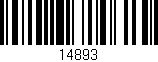 Código de barras (EAN, GTIN, SKU, ISBN): '14893'