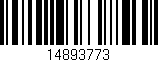 Código de barras (EAN, GTIN, SKU, ISBN): '14893773'