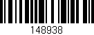 Código de barras (EAN, GTIN, SKU, ISBN): '148938'
