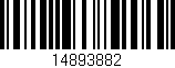 Código de barras (EAN, GTIN, SKU, ISBN): '14893882'