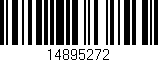 Código de barras (EAN, GTIN, SKU, ISBN): '14895272'