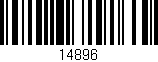 Código de barras (EAN, GTIN, SKU, ISBN): '14896'
