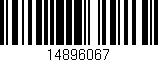 Código de barras (EAN, GTIN, SKU, ISBN): '14896067'