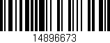 Código de barras (EAN, GTIN, SKU, ISBN): '14896673'