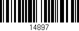 Código de barras (EAN, GTIN, SKU, ISBN): '14897'