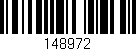 Código de barras (EAN, GTIN, SKU, ISBN): '148972'