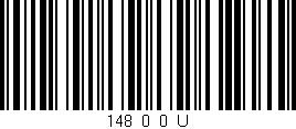 Código de barras (EAN, GTIN, SKU, ISBN): '148_0_0_U'