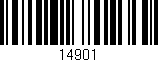 Código de barras (EAN, GTIN, SKU, ISBN): '14901'