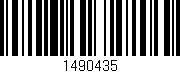 Código de barras (EAN, GTIN, SKU, ISBN): '1490435'