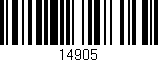 Código de barras (EAN, GTIN, SKU, ISBN): '14905'